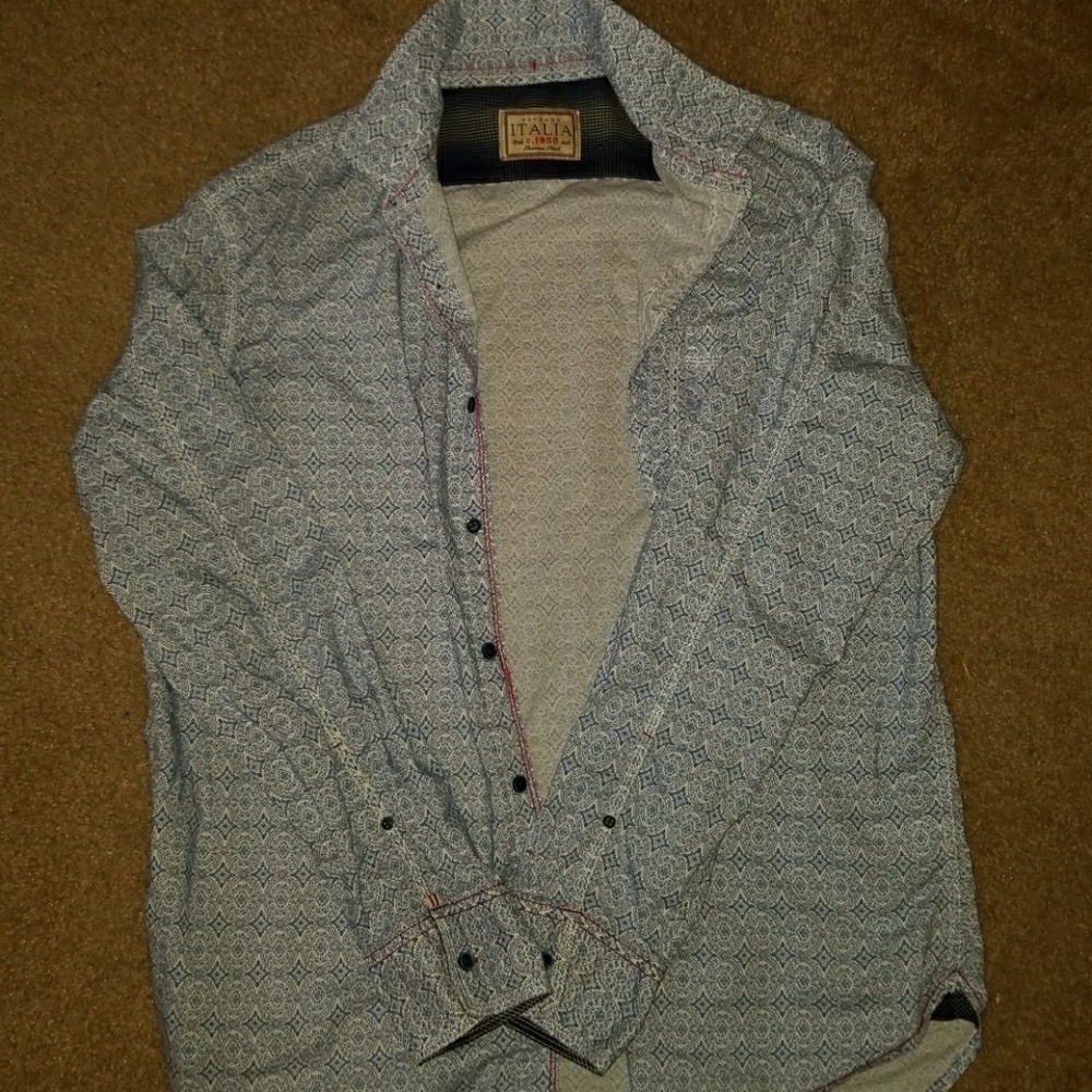 Men's vintage Italia dress shirt
